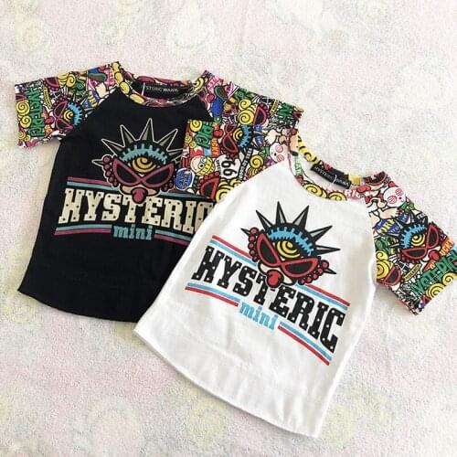 2020 New Arrival Little Girl Clothes Tee Shirt Baby Girls Boys Summer Clothes Short Sleever Pattern Pacifier Cloth