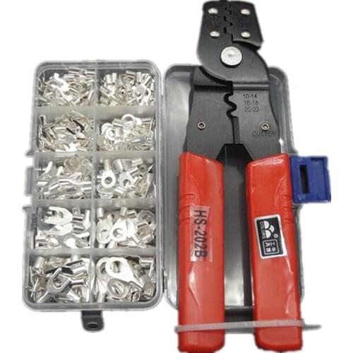 Cold Press Terminal Silver-plated Brass Bare Terminal OT UT Combinatorial Box 1set