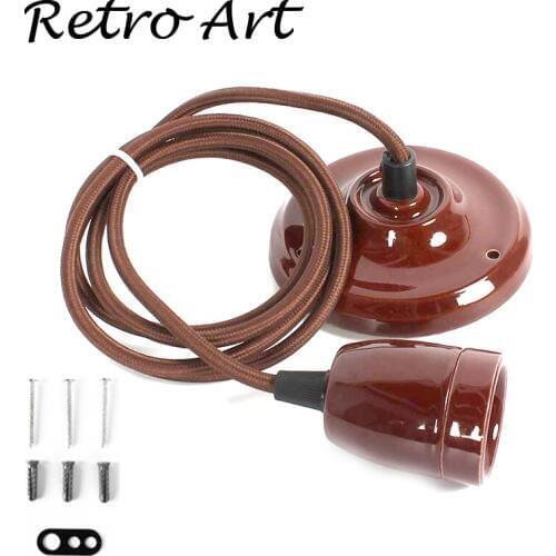 Ceramic Pendant Ceiling Lamp sets E26 E27 Home Decor Chandeliers Fixtures