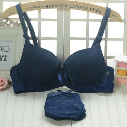 2018 summer thin section Japanese cute student girl underwear suit sweet little girl small bra gathers bra set 233