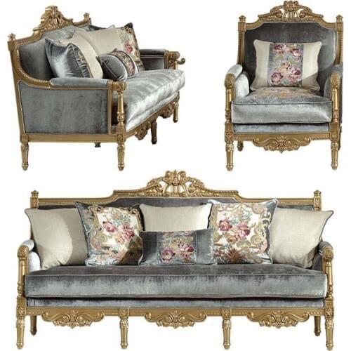 Home Furniture Elegant Fabric Living Room Sofa Set