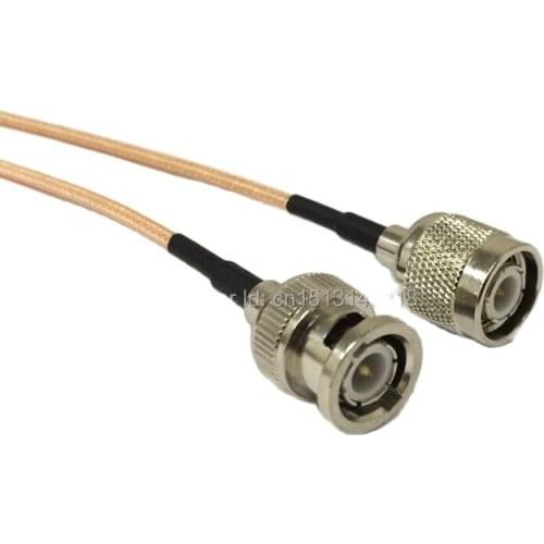 New TNC Male Plug Switch BNC Male Pigtail cable RG316 Wholesale Fast Ship 15CM 6" Adapter