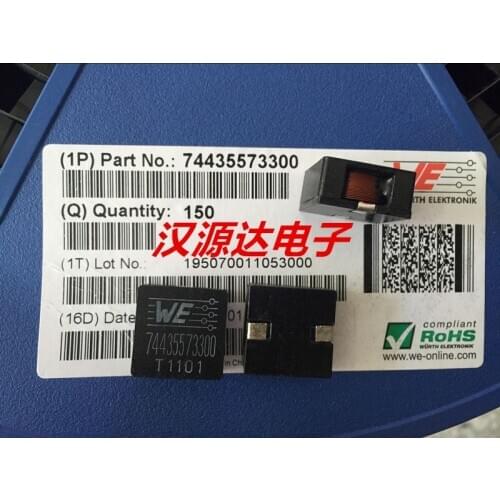 Original new 100% 74435573300 SMD integrated 33UH 9A flat copper wire high current power inductor 18x18x9MM