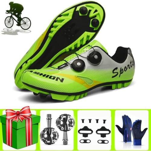 Professional Unisex Cycling Shoes Outdoor Non-slip MTB Bicycle Breathable Self-locking Racing Bike SPD Pedal Bicicleta Carretera