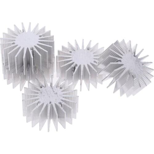 5PCS Led Radiator Aluminum Heatsink 1W 3W Heat Sink Radiator for Household Lamp Radiator Replaceable Diameter 36mmX15mm