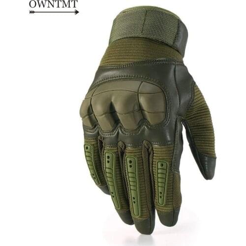 Touch Screen Tactical Gloves Military Army Paintball Shooting Airsoft Combat Anti-Skid Rubber Hard Knuckle Full Finger Gloves