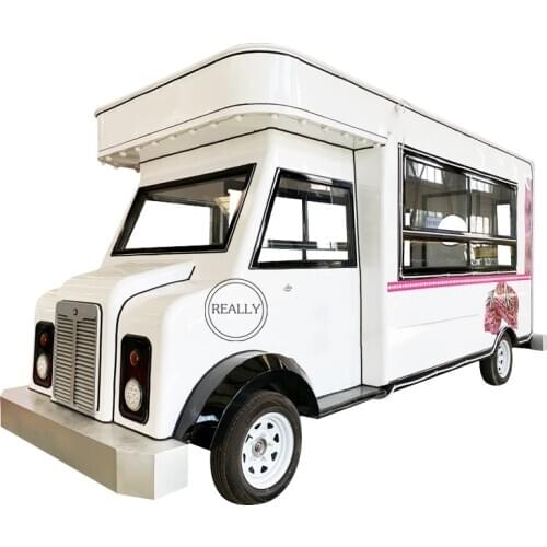 Customize Food Cart Barbecue Hot Dog Pizza Food Trailer Mini Donut Churros Portable Solar Multi-function Kitchen Truck
