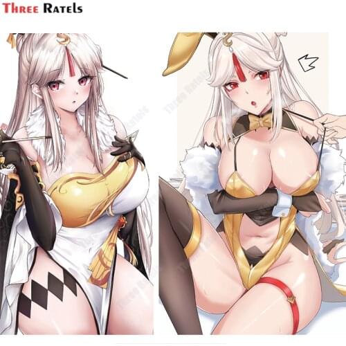 Three Ratels A744 Ningguang Genshin Impact Sexy Anime Girl Sticker For Bedroom Wall&Toilet Decoration Waterproof Decals