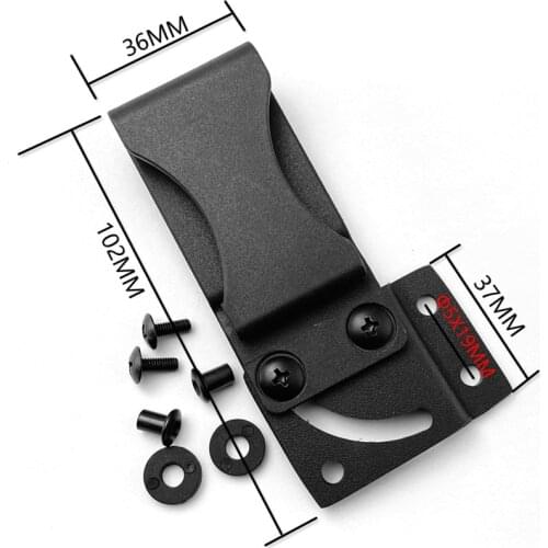 Universal Outdoor Gears Holder Small Strap System Belt Clip for Kydex Holster IWB Cover