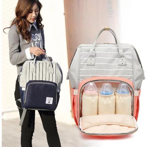 Diaper Bag Mama Maternity Diaper Bags Large Capacity Baby Travel Backpack Desiger Nursing Bag Baby Care For Father and Mother Y1