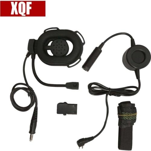 XQF Bowman ZTactical Walkie Talkie HD01 unilateral headset with mobile phone TCI For Motorola Radio CLS1110 EP450 GP2000 GP88
