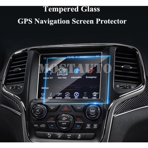For Jeep Grand Cherokee Tempered Glass GPS Navigation Screen Protector 2014-2018 1pcs Car Accessories Interior