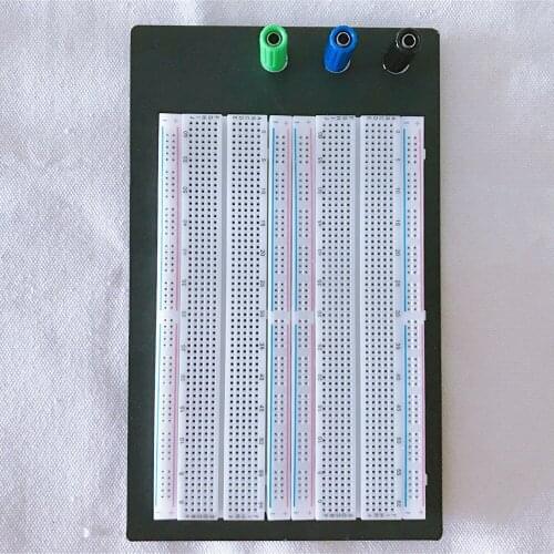 1pcs PCB & Breadboard 1660 Tie Point Solderless MB-120 PLUG 16 Power Lane 3 Binding Posts Systems Accessoriess Test Develop