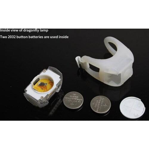 2pcs Mountain Bike Safety Lighting Led Light Frog Light Front Light Tail Light Warning Decorative Light Bicycle Riding Equipment