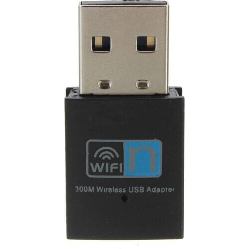 300Mbps Mini Wireless USB Wi-fi Wlan Adapter 802.11 b/g/n Network LAN Dongle New For Raspberry Pi 2 Type B 1GB 100% Brand New