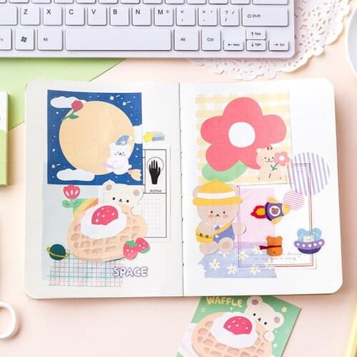 50 Sheets Ins Hot Cute Cherry Memo Pad To Do List Time Sticky Note Office Note Paper Memo Message School Supplies Stationery