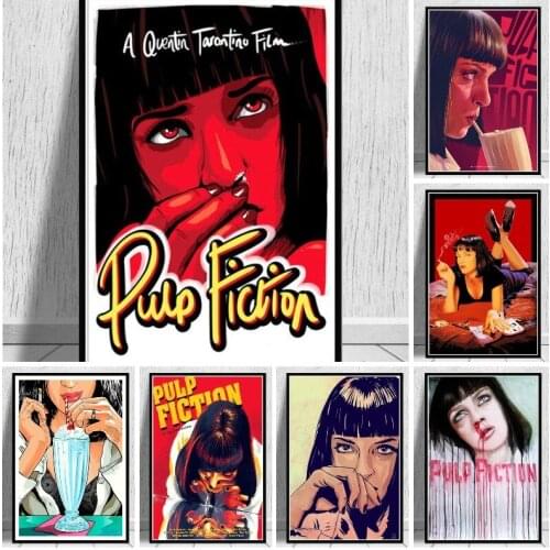 Embroidery 5d Pulp Fiction Quentin Tarantino Diamond Painting Movie Poster Cross Stitch Wall Art Picture For Living Room Decor