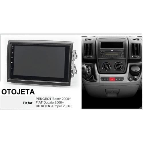 Android 10 radio 8core car multimedia GPS Navigation for Peugeot Boxer Fiat Ducato citroen Jumper 2006 HD video player + frame