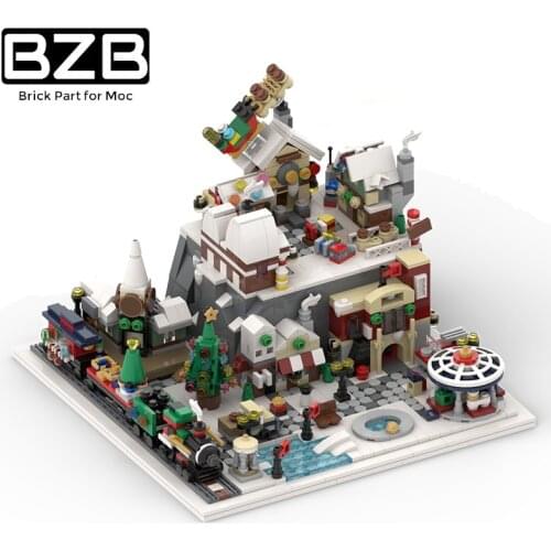 BZB MOC Compatible With 58042 Town Building Blocks Modular Medieval Blacksmith Brick Model Toys For Childrens Birthday Gifts