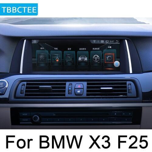 For BMW X3 F25 2011 2012 2013 CIC Android Car Navi Map HD Screen Stereo GPS Original Style Multimedia Player Auto Radio