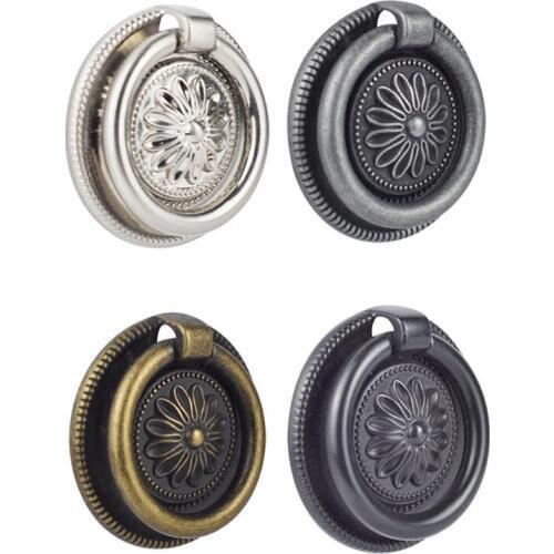 European drawer antique pull ring small handle 54*13mm