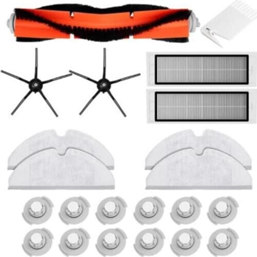 Main Brush Black Side Brush Filter for Roborock S6 S5 MAX S60 S65 S5 S50 S55 E25 E35 Vacuum Parts Accessories