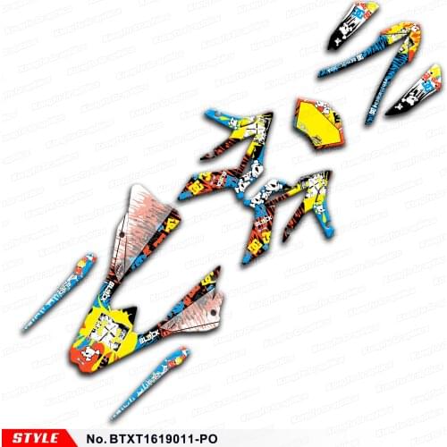 Aftermarket Decals Stickers Graphics for Beta X-trainer 250 300 Xtrainer 2016 2017 2018 2019 2020, Style No. BTXT1619011-PO