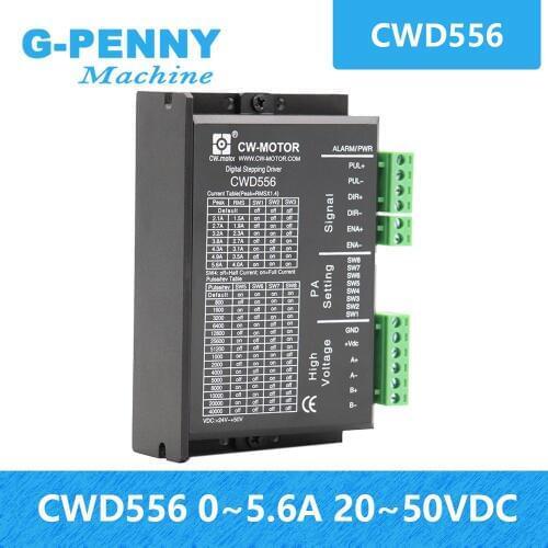 New Arrival! Nema23/Nema34 Stepper Motor Drive 0-5.6A 20-50vDC CWD556 stepper motor driver for Nema 34 motor / Nema 23 motor