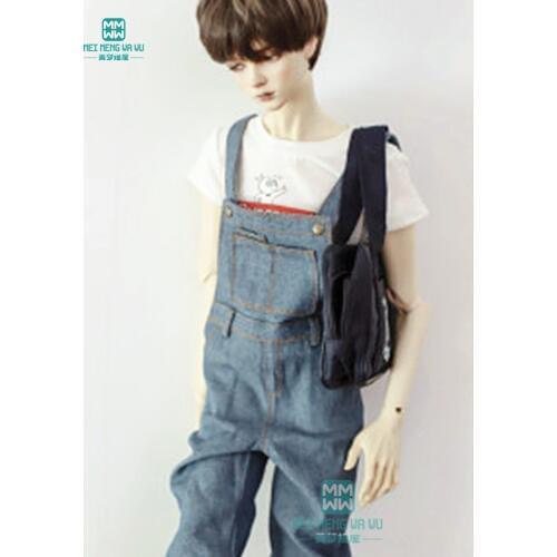 BJD doll clothes fits BJD uncle fashion t-shirt Denim trousers casual jacket