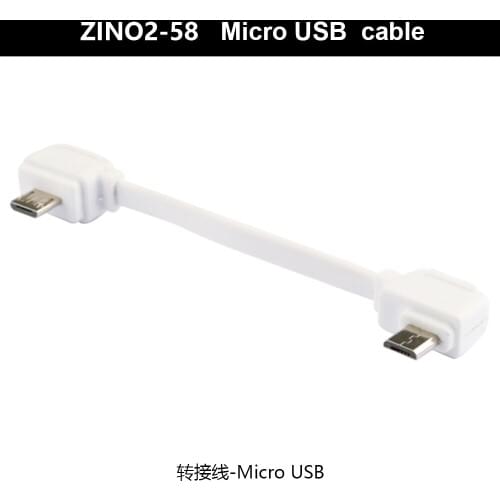 Original Hubsan ZINO 2 accessories Remote HT018A （white) Micro USB cable Type C cable Iphone Cable Micro USB Cable