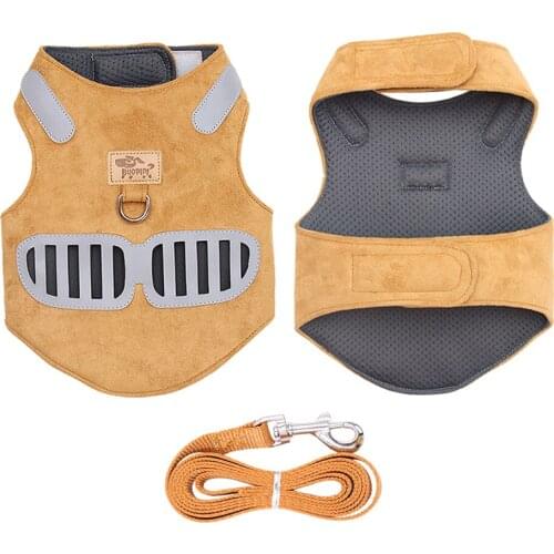 Cat Collar Harness With Vest Small Dogs Puppy Harness Leads Reflective Set with 1.5 Leash Walks For Pet Accessories Animal Goods