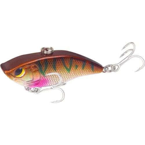 1PCS Sinking Vibration VIB Fishing Lures 15g/55mm Freshwater Bionic SwimBaits Jig Wobblers for Trout Hard Bait Fishing Tools
