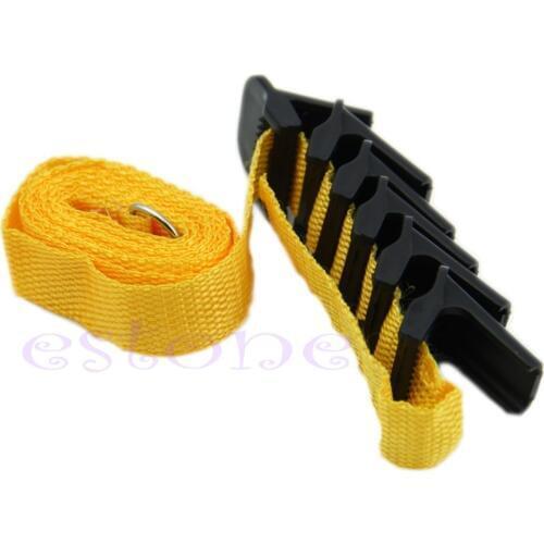 Adjustable Over Door Straps Hanger Hat Bag Coat Clothes Rack Organizer 8 Hooks