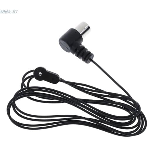 FM Antenna Male For Sound Natural Sound Stereo Receiver For FM Radio/ Hi-Fi/ DAB/ TV Indoor Use Black New