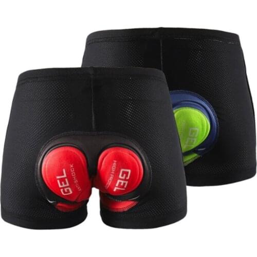 Upgrade Men Cycling Underwear 5D Gel Pad Bike Shorts Cycling Underpants Shockproof Bicycle MTB Cycling Shorts Mesh Breathable