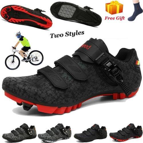 Women MTB Cycling Shoes Men Outdoor Sports sapatilha ciclismo Self-locking Nonslip Mountain Bike Sneakers Racing Bicycle Shoes