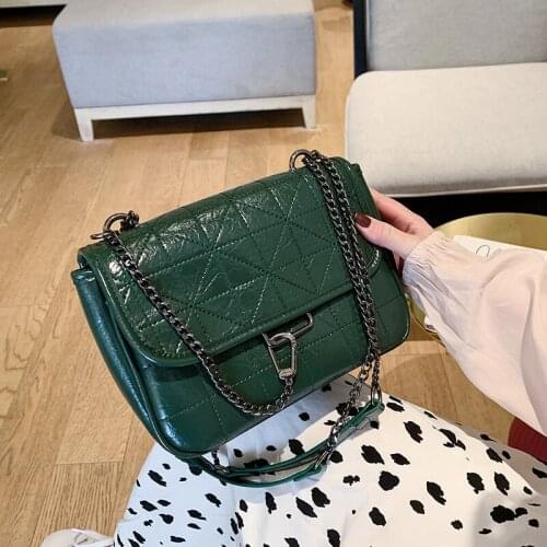 High Quality PU Shoulder Bags for Women Clutch Luxury Designer Purses Crossbody Bag Chain Satchel Hobo Top Brand Messenger Bag