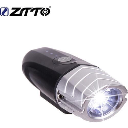 ZTTO MTB bike road bicycle light Waterproof USB Rechargeable High Brightness LED Front Headlight Outdoor Night Cycling QL08
