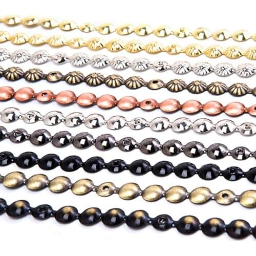 7Meter/Lot Upholstery Nail Strips 11mm Brass Nickel Bronze Decorative Nail Trims Tapes, Upholstery tacks Sofa bedside brass tap