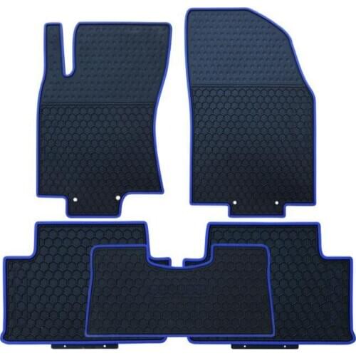 Car Rubber Mats Floor Mats Anti-Slip Mat Carpets Feet Pads Custom Fit For Nissan Qashqai 2016 2017 Left Hand Drive