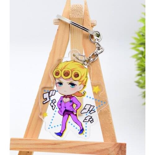 JoJos Bizarre Adventure Keychain Hot Anime Keyring WL0455