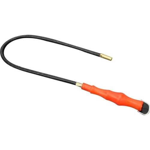 60cm Flexible Magnetic Pickup Tool LED Light Magnet Garage Tool Repair Pick Up Bendable Metal Grabber