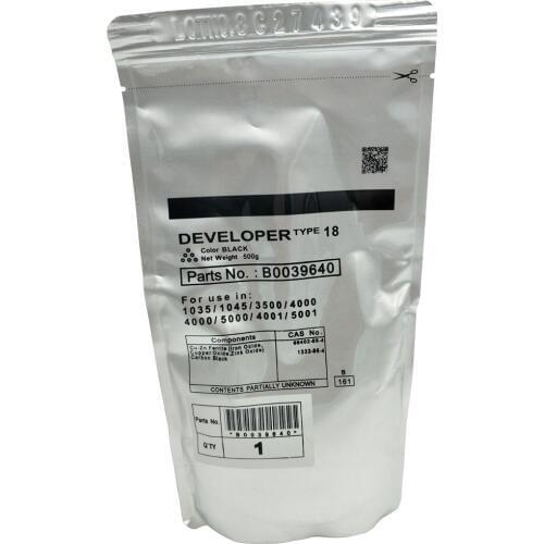 Black Color 2PCS Developer Powder for Ricoh AFICIO Developer Parts MP4000 MP5000 Copier Toner Photocopy Machine B2969640