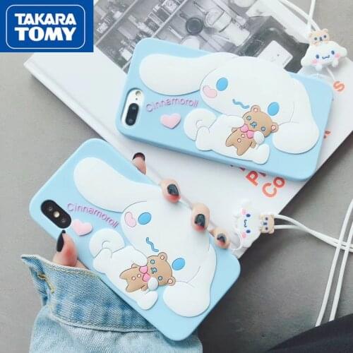 Takara Tomy Cute Silicone Phone Case for IPhone 7/8P/X/XR/XS/XSMAX/11/12PRO/12 Phone Couple Protection Case