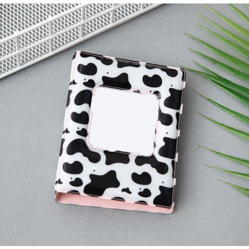 32 Pockets 3 Inch Mini Photo Album Square Hollow Card Holder Bronzing Stars Polaroid Film PVC Photocard Holder Scrapbook Album