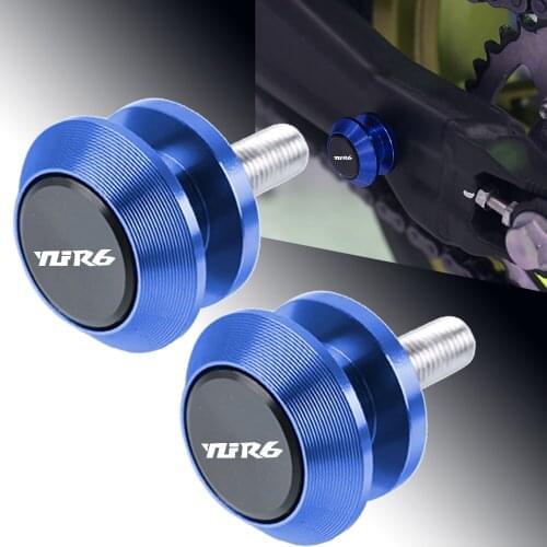 Motorcycle YZF R6 Swingarm Spools Slider 6MM Swingarm Stand Screws Slider Protector For YAMAHA YZFR6 YZF R6 1999-2021 2020 2019