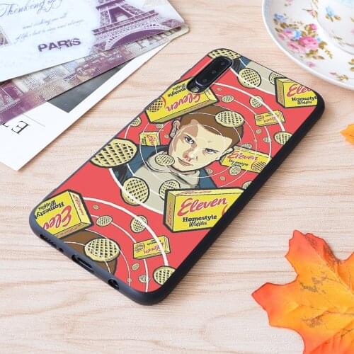 Stranger Things Eleven Print Soft Silicone Matt Case For Samsung Galaxy S Note and Galaxy A