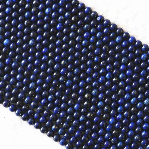 Natural Lapis lazuli stone 4mm 6mm 8mm 10mm 12mm 14mm lovely round loose beads diy jewelry making 15 inches B597