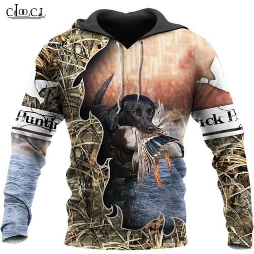 HX Newest Popular Animal Dog Hunting 3D Print Fashion Hoodie Harajuku Streetwear Men Women Tracksuit Autumn Tops Drop Shipping