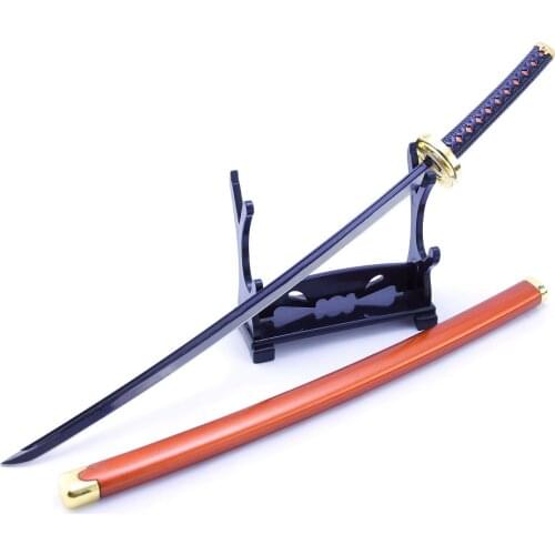 Demon Slayer Devils Blade Role Shinazugawa Genya Playing Animated Weapons Childrens Wooden Sword Toys Gift For Children